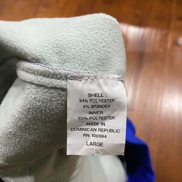 Neff Athletic Royal Blue White Baseball Full Zip HOOCH Embroidered Jacket Mens L - Picture 7 of 9